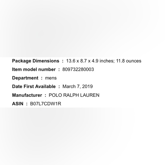 New Polo Ralph Lauren Thorton 100. - Picture 8 of 9